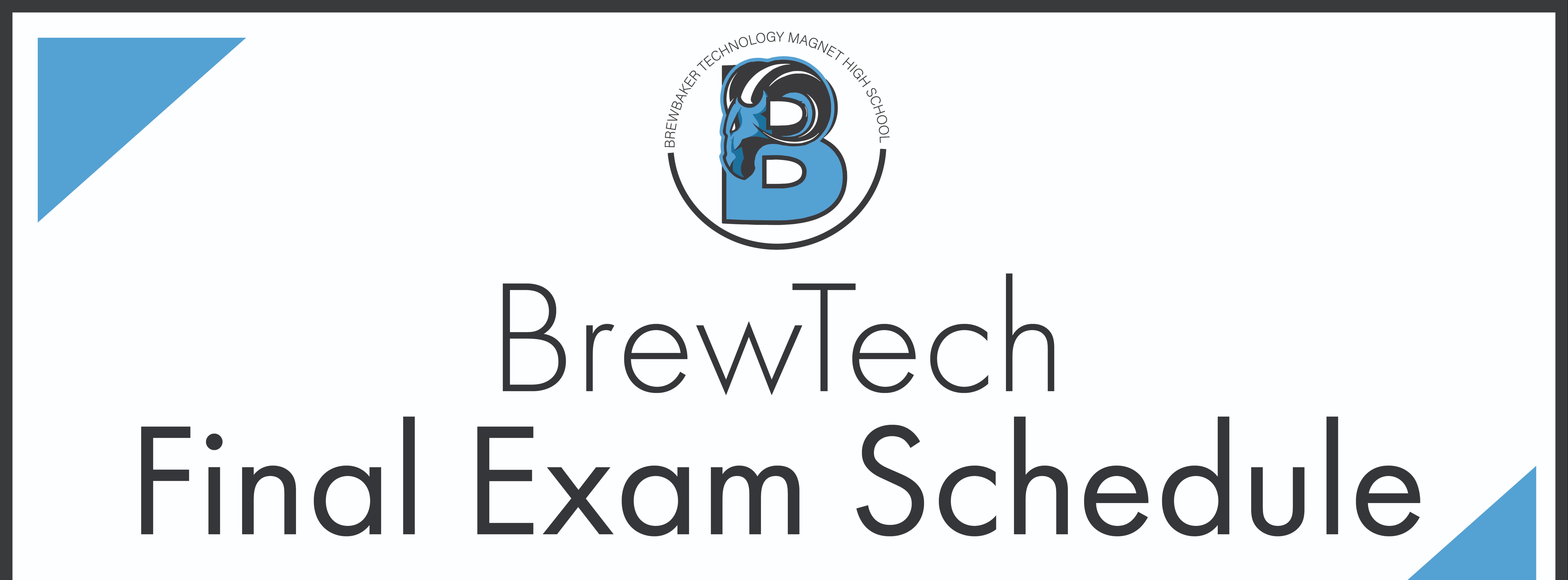 Final Exam Schedule 2026