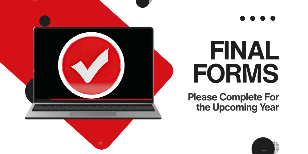 Information to Complete Final Forms