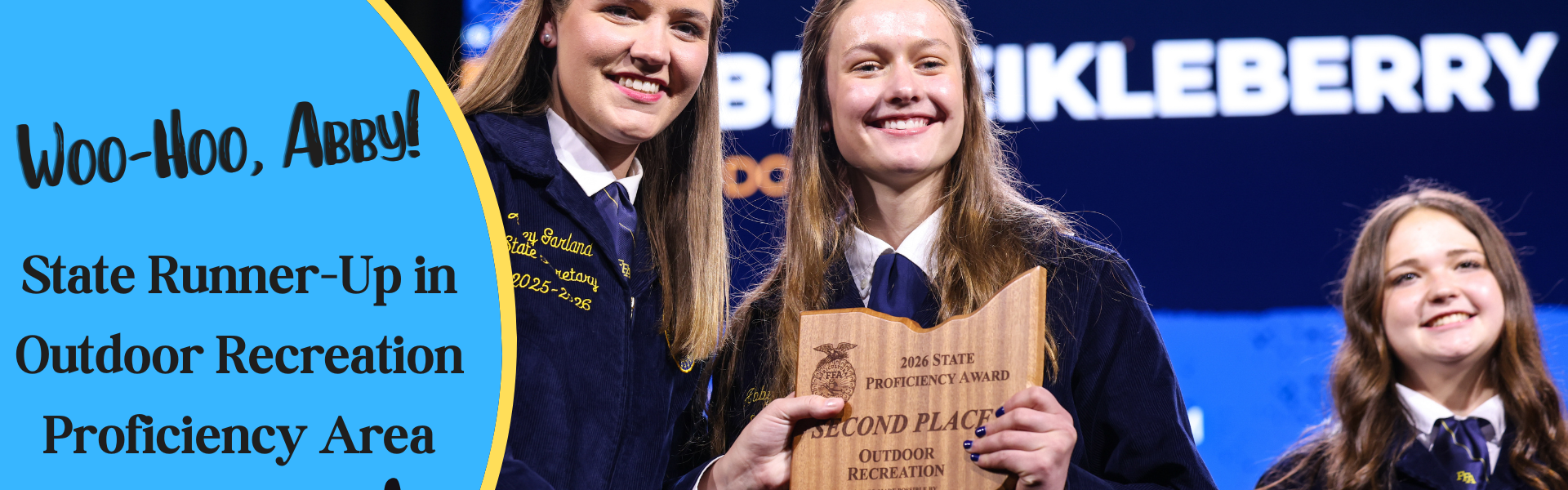Abby Finished as State Runner-Up in Outdoor Recreation Proficiency Test at the Ohio State FFA Convention 