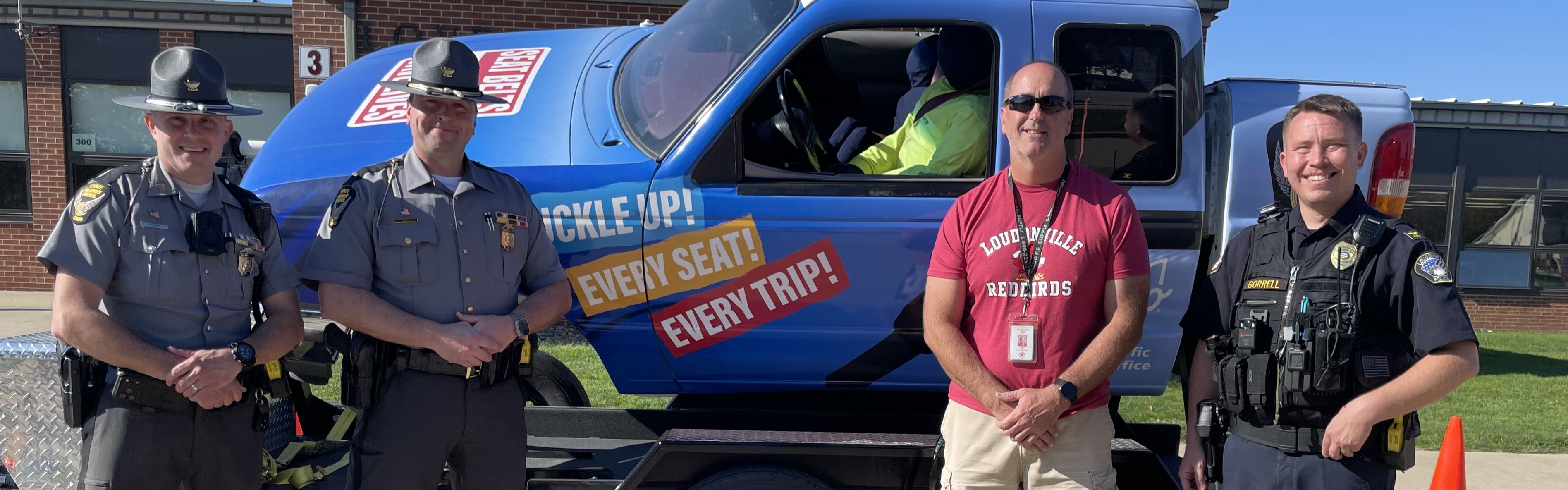 Ohio State Patrol Demonstrates Rollover Simulator
