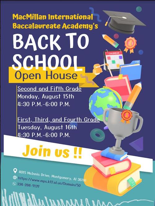 Open House Macmillan International Academy for Humanities