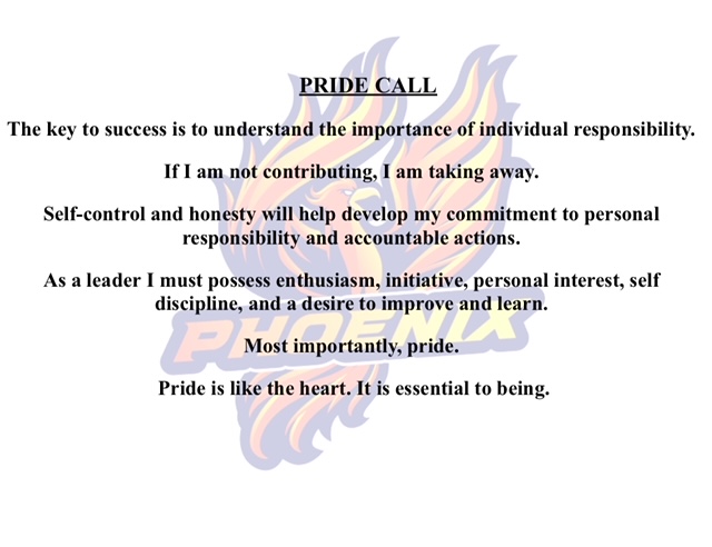 Pride call 