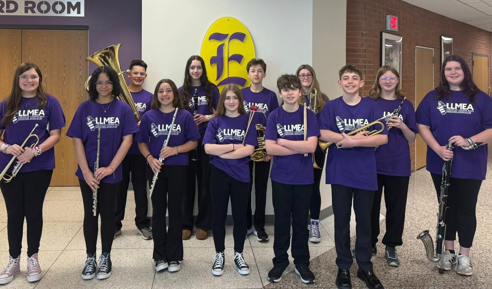 EMS students at the LLMEA Band Festival