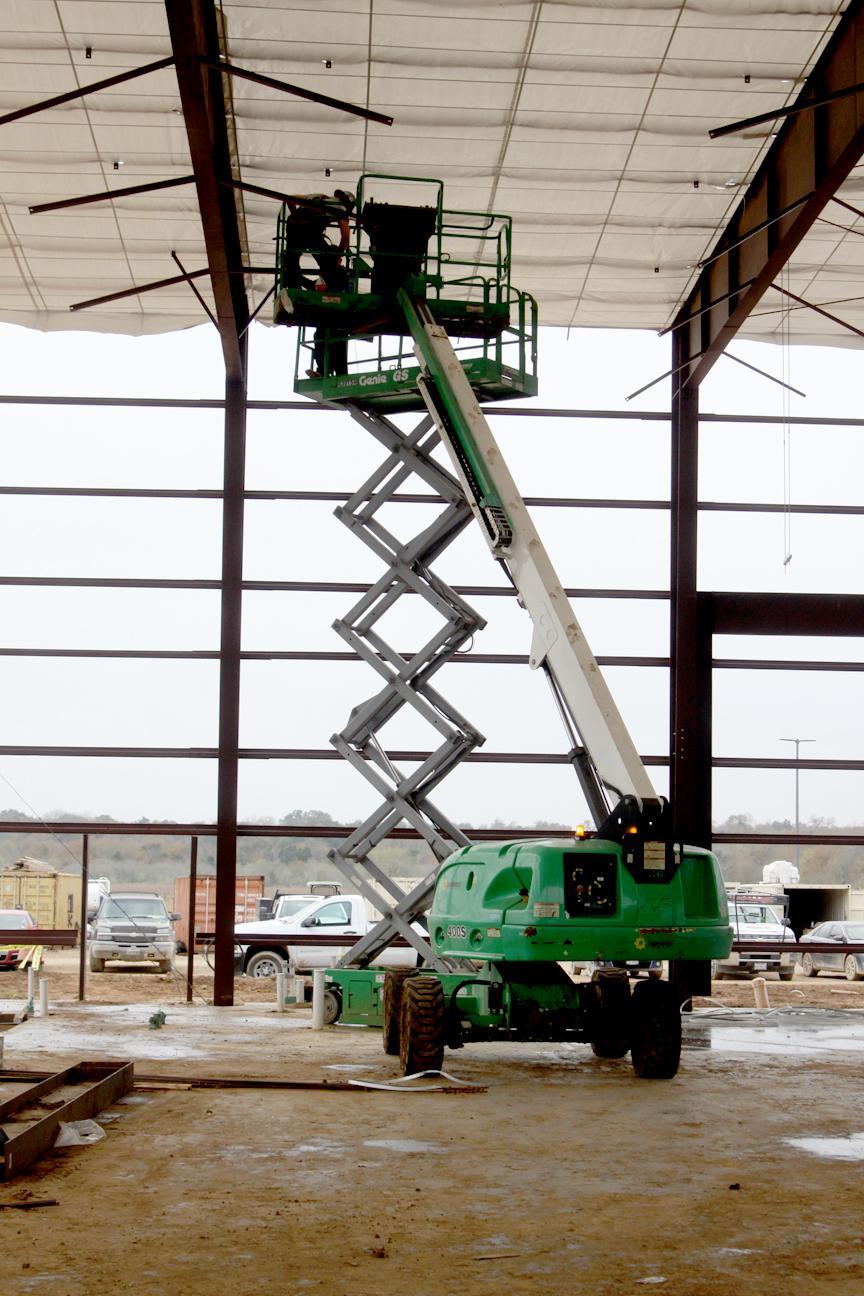 Images from the construction of the Stadium & Junior High