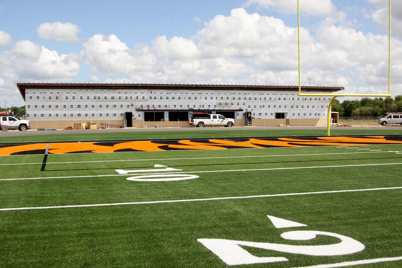 Images from the construction of the Stadium & Junior High