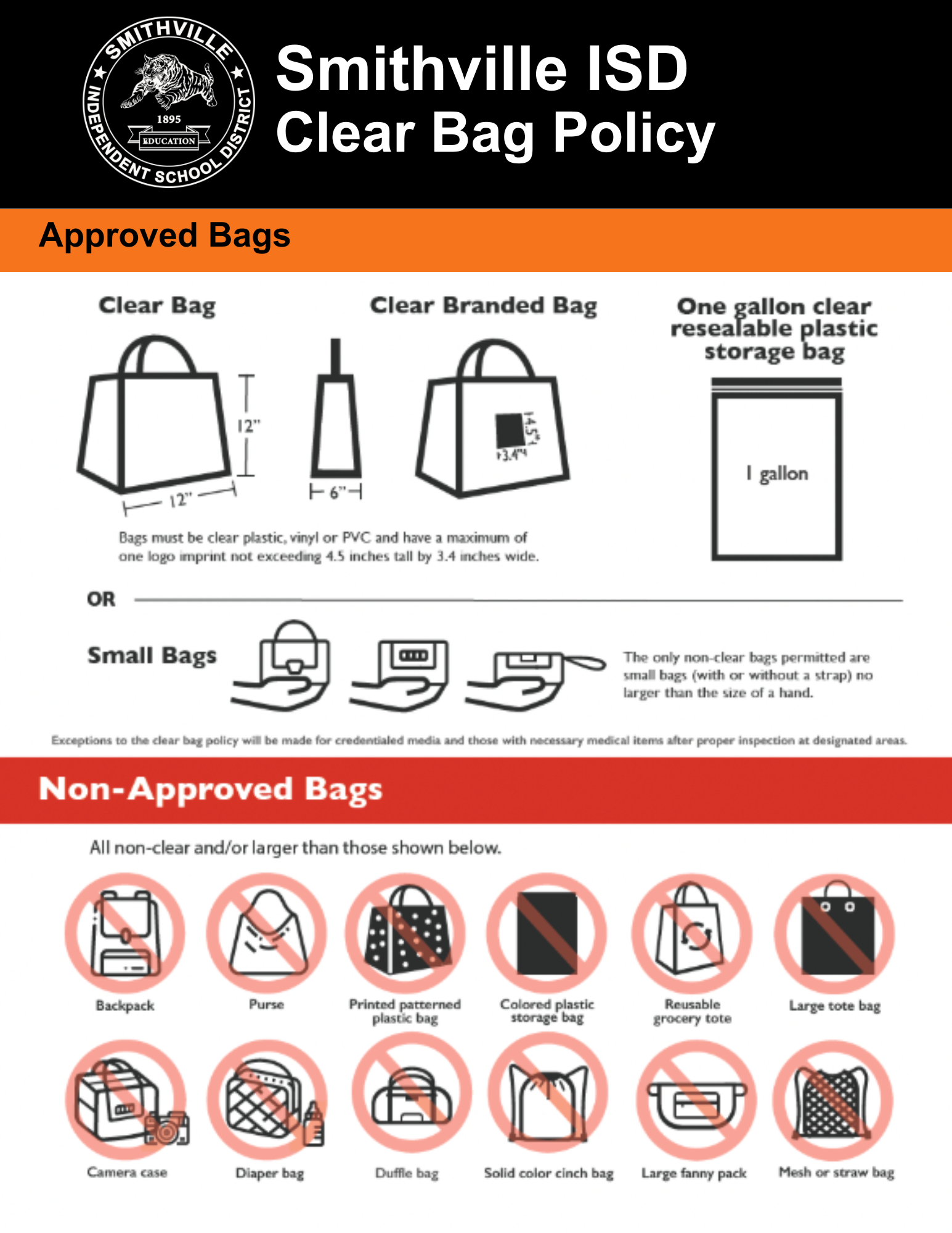 clear bag policy image
