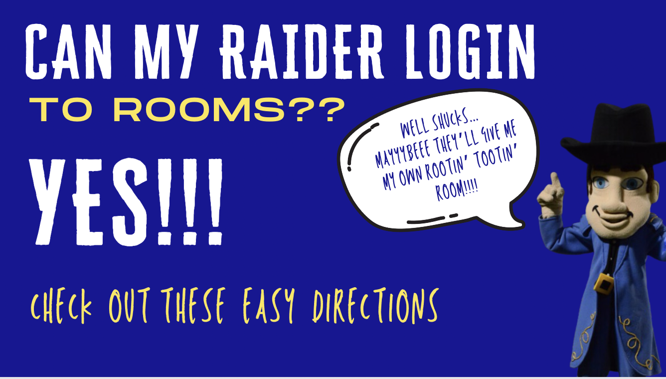 raider login to rooms