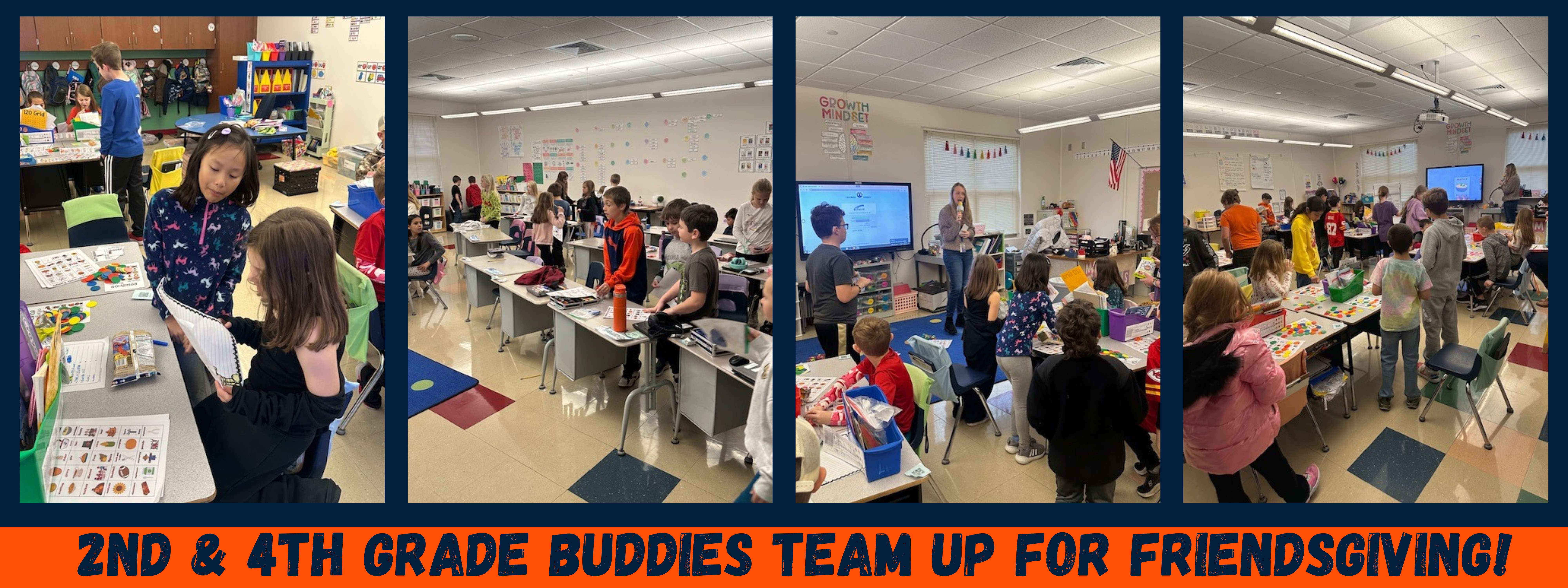 2nd & 4th Grade Buddies Team Up for Friendsgiving!