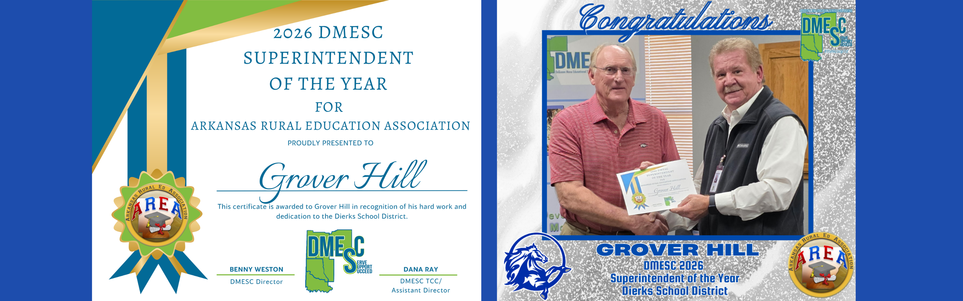 AREA Superintendent of the Year