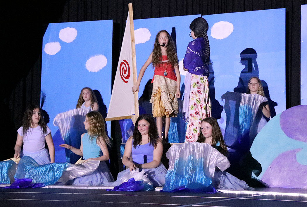 Students perform Moana