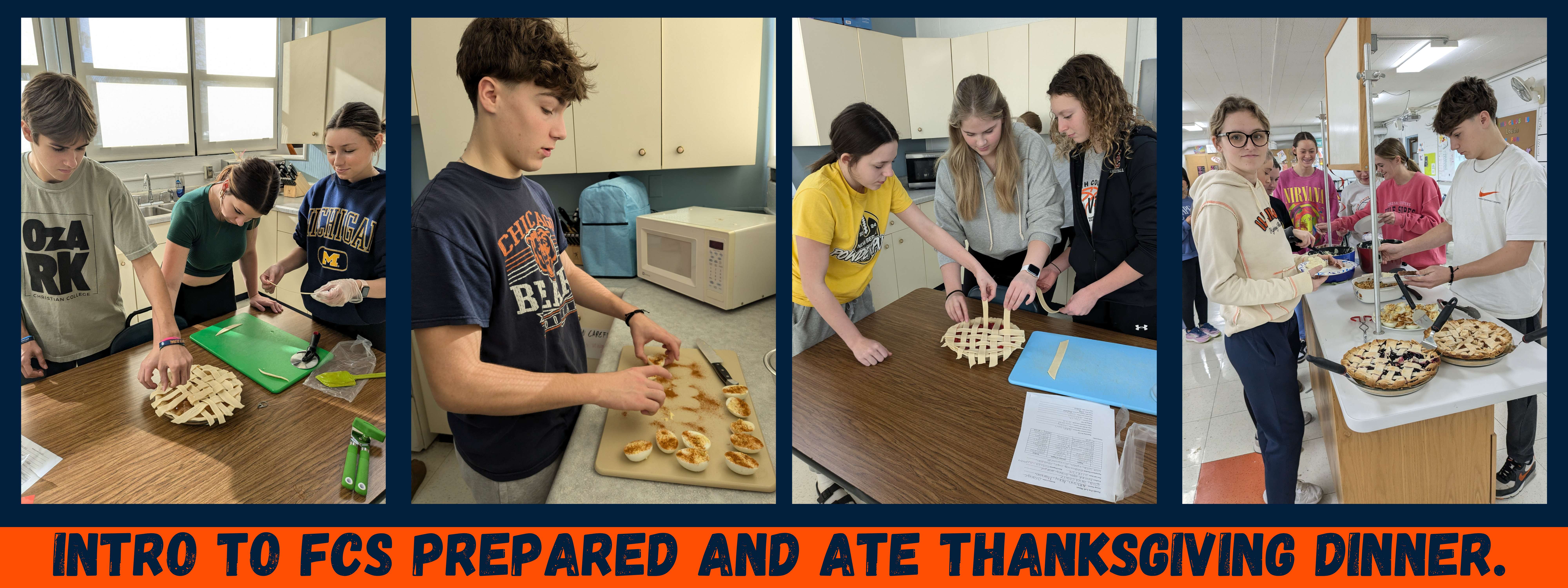 Fwd: Thanksgiving dinner in Intro to FCS