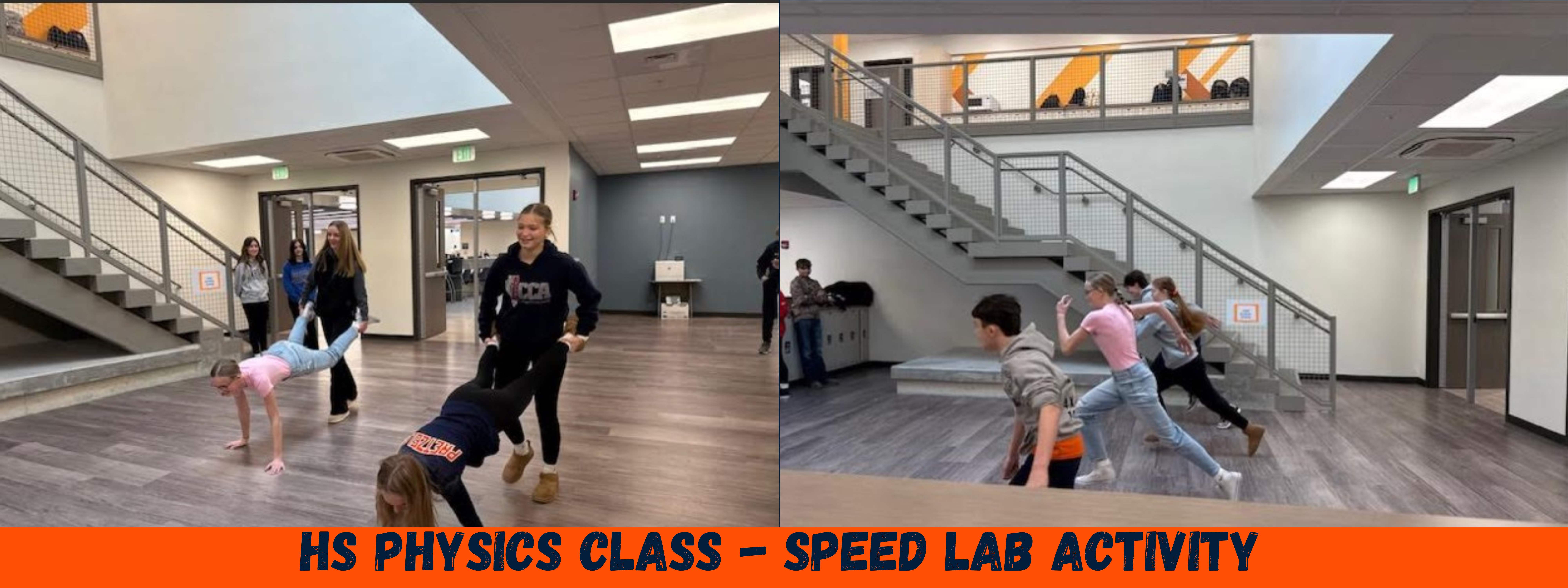 HS Physics Class - Speed Lab Activity