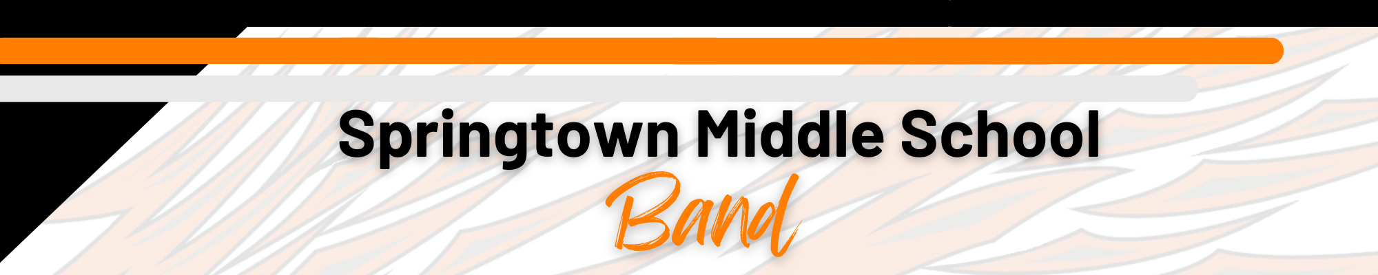 Springtown Middle School Band Banner