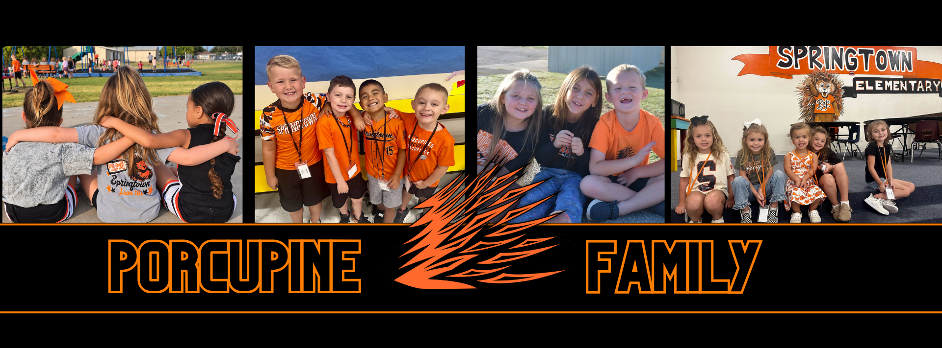 Porcupine Family Banner