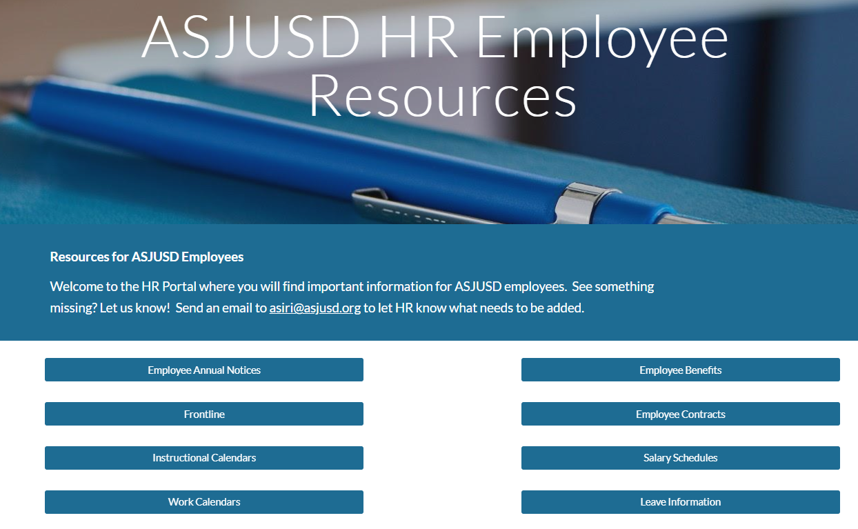 ASJUSD Employee HR Portal