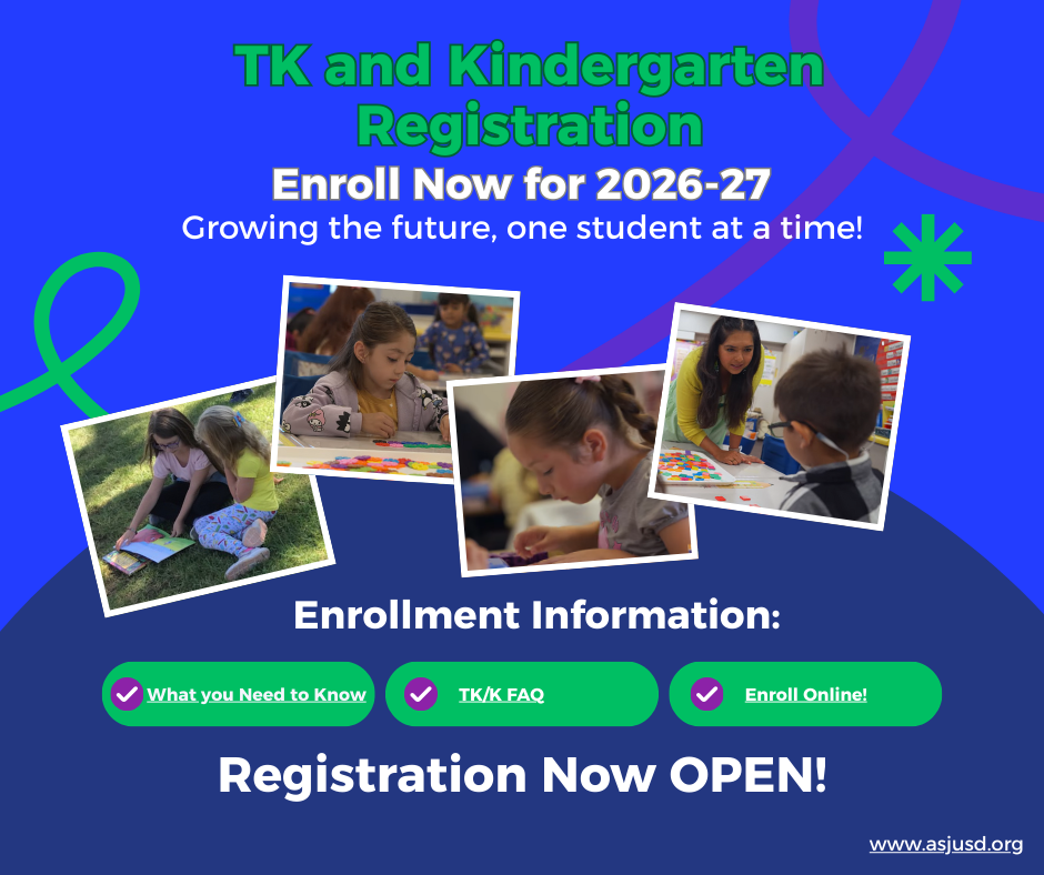 TK Kindergarten Registration Image