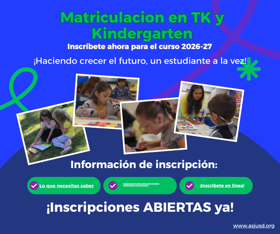 TK Kindergarten Registration Image