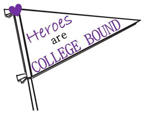 heroes are college bound pennant