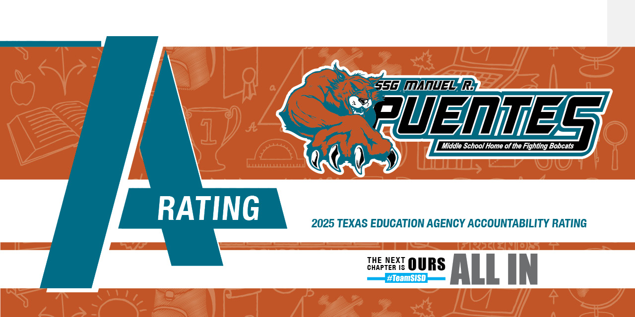 SSG Manuel Puentes earns an A rating from the Texas Education Agency.