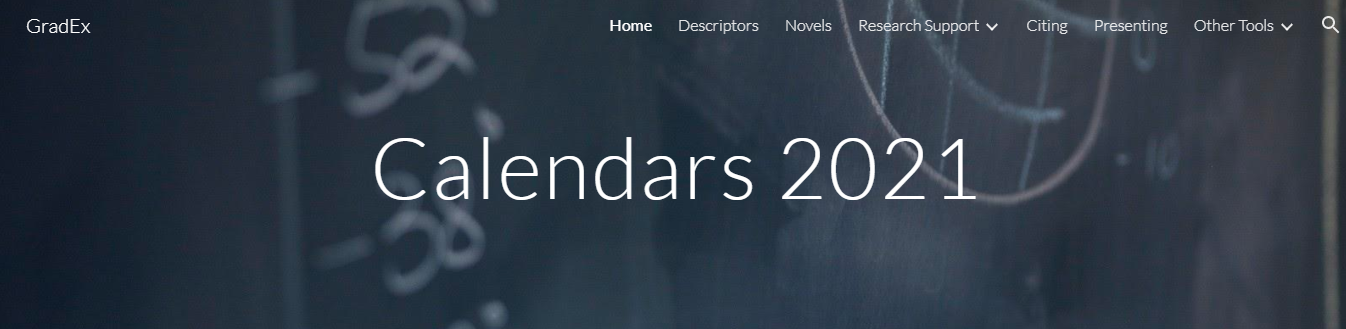 Calendars 2021