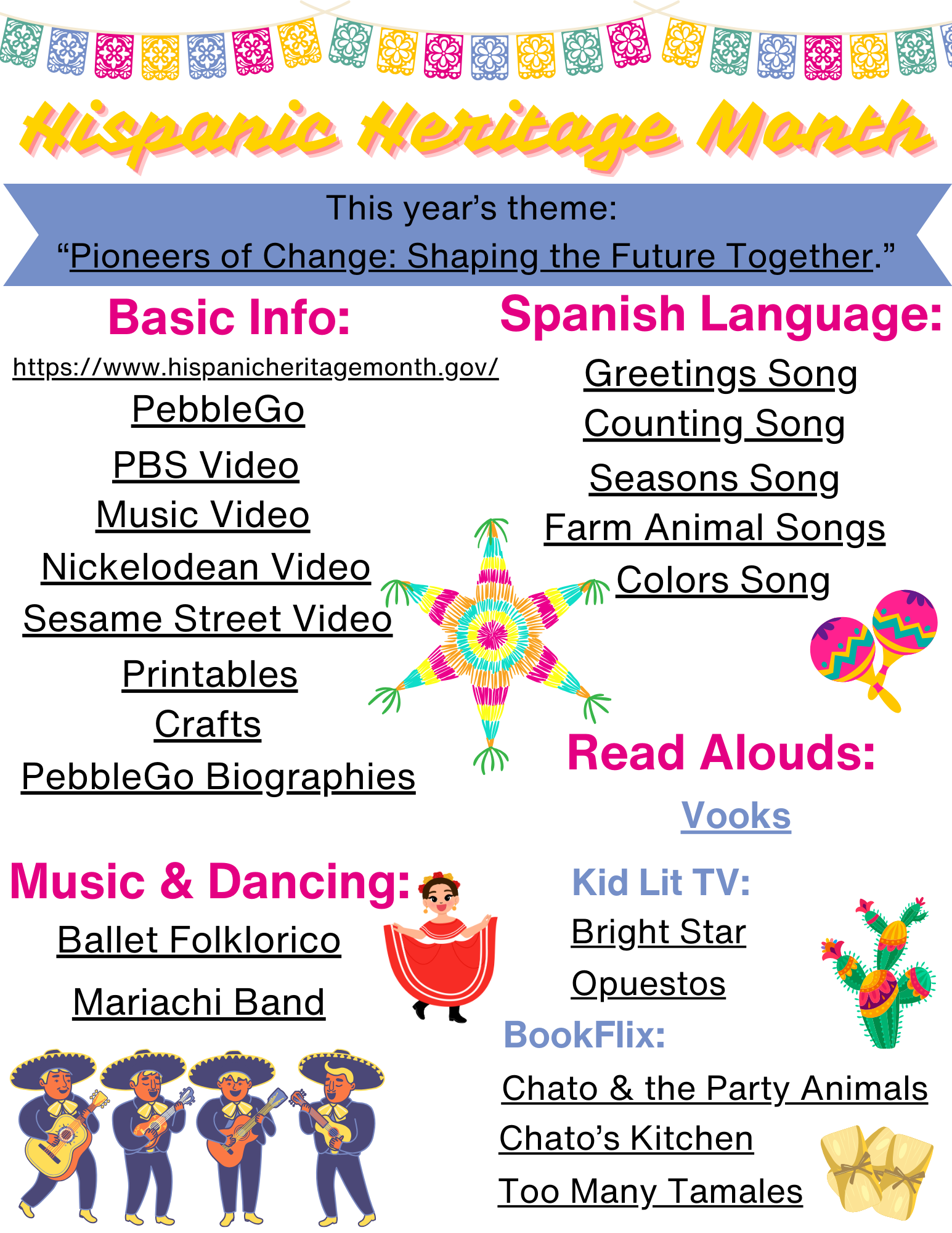 Hispanic Heritage Month Resources