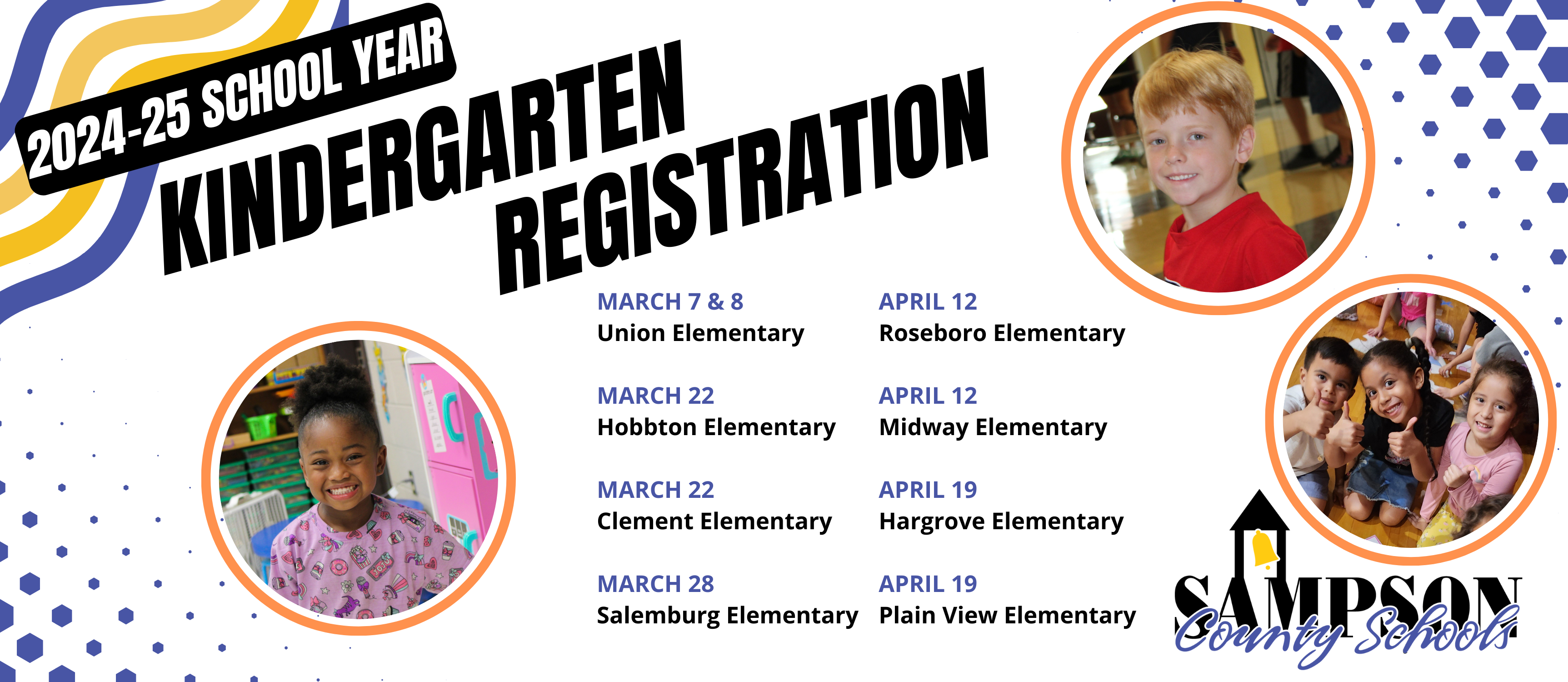 kindergarten registration dates
