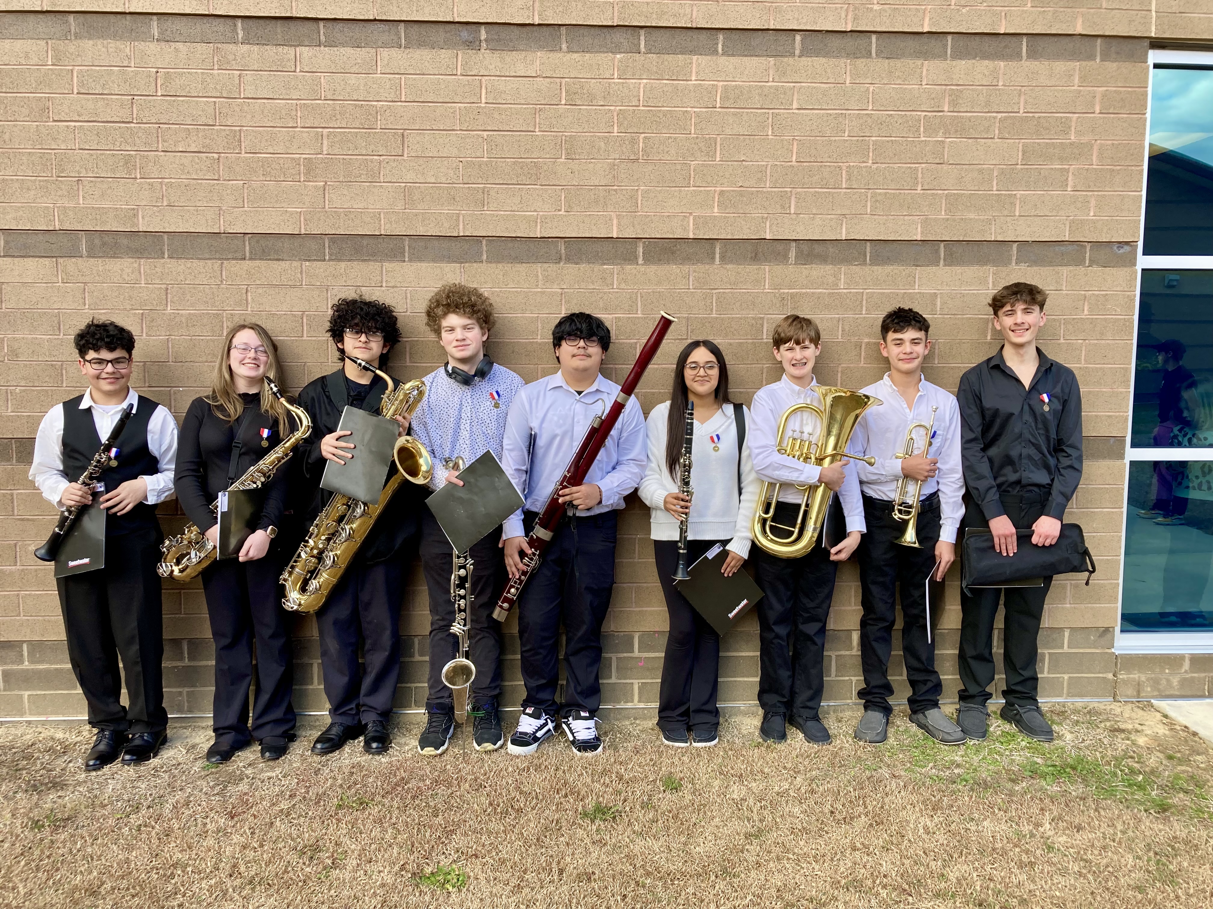 All-District Band Students