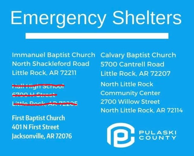 Emergency Shelter update