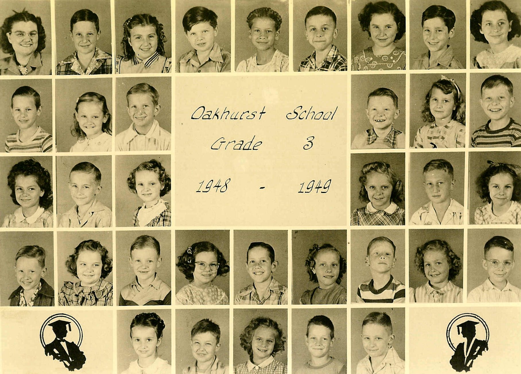 Oakhurst's 3rd grade class, 1948-49, HERE.