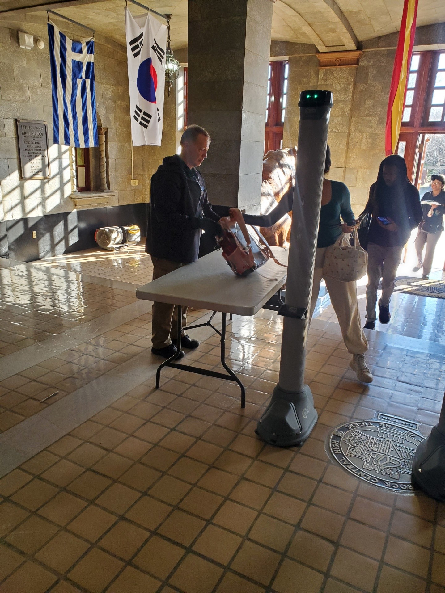 front door of central