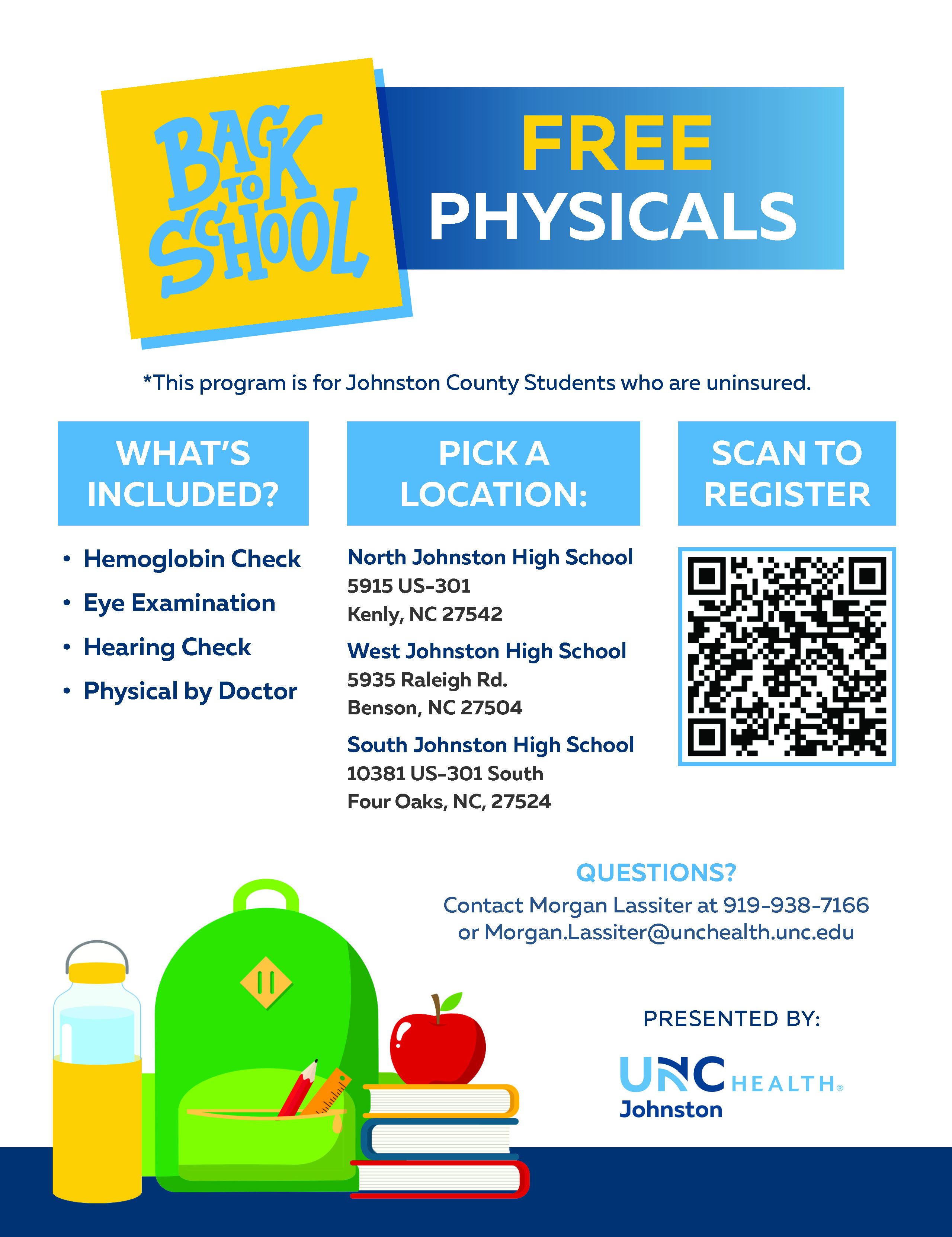 back to school physicals