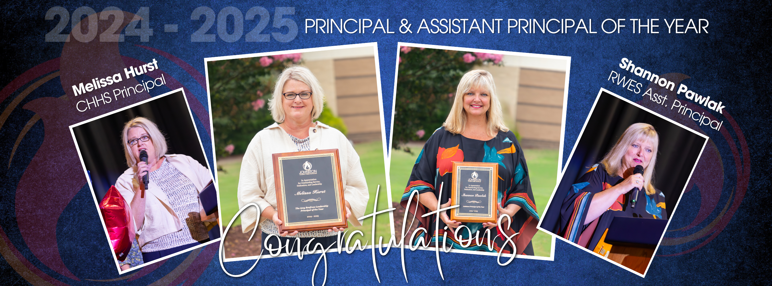 2024-2025 Principal and Asst. Principal of the Year - Melissa Hurst and Shannon Pawlak