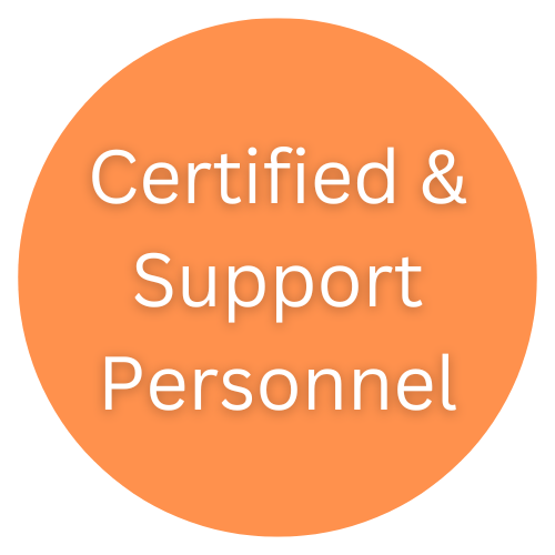 Certified and Support Personnel