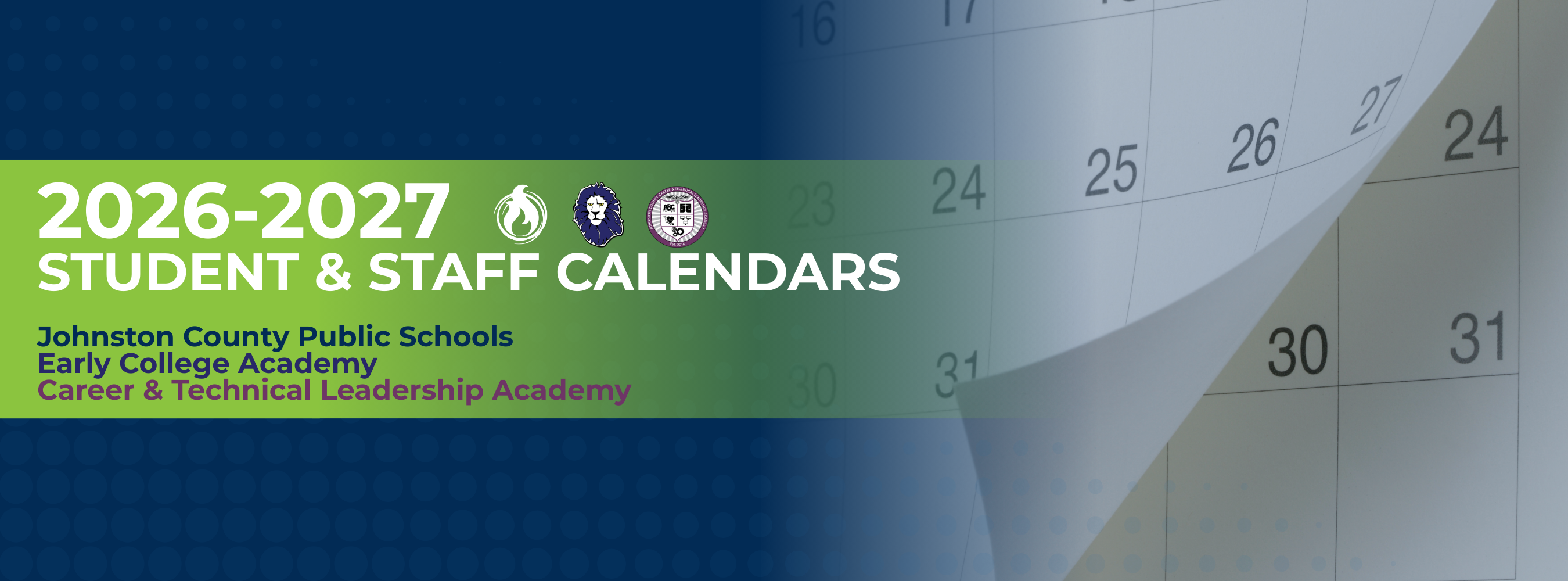 2026-2027 School Calendars - JCPS, ECA, and CTLA