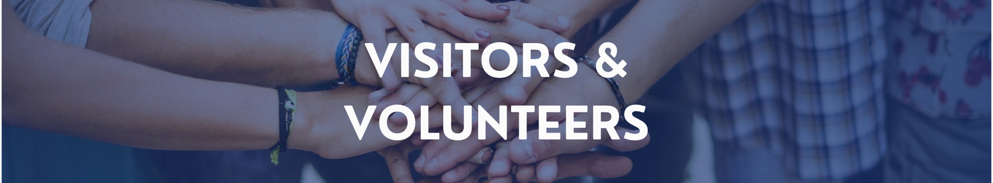 VOLUNTEERS & VISITORS