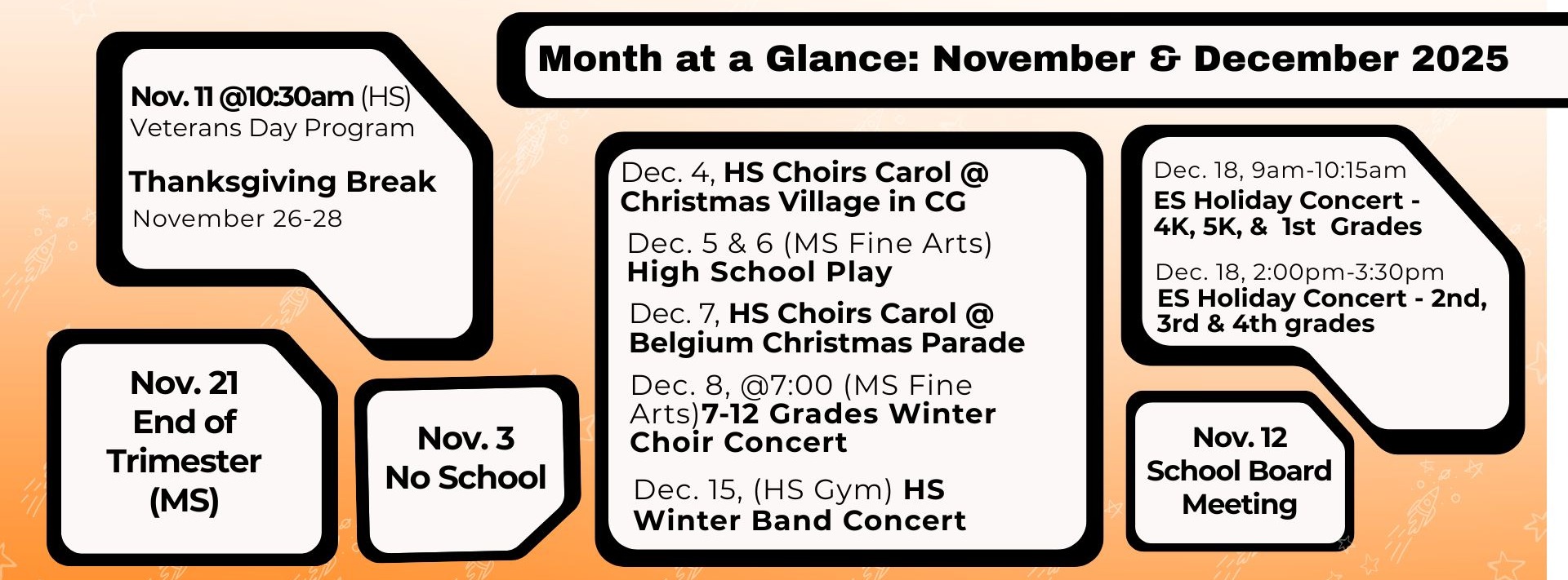 Month at a Glance