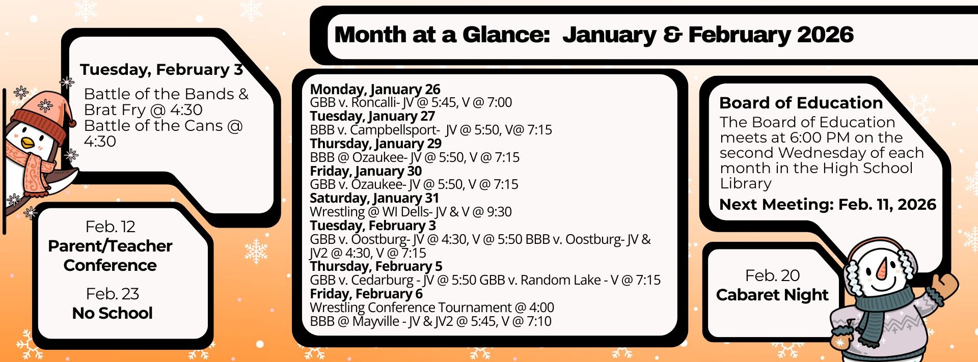 Month at a Glance