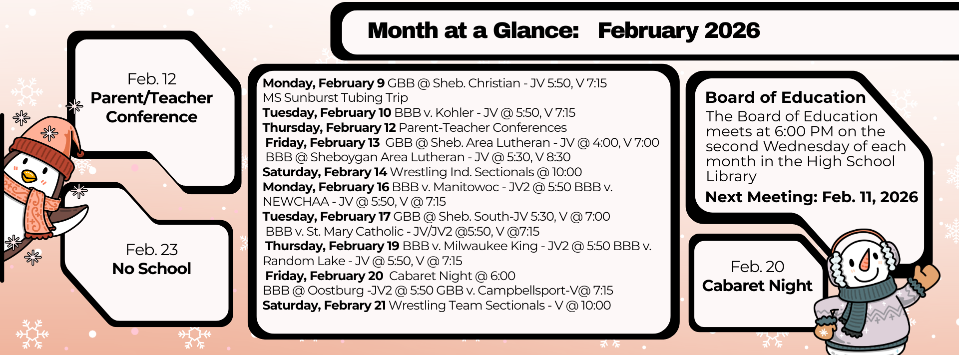 Month at a Glance