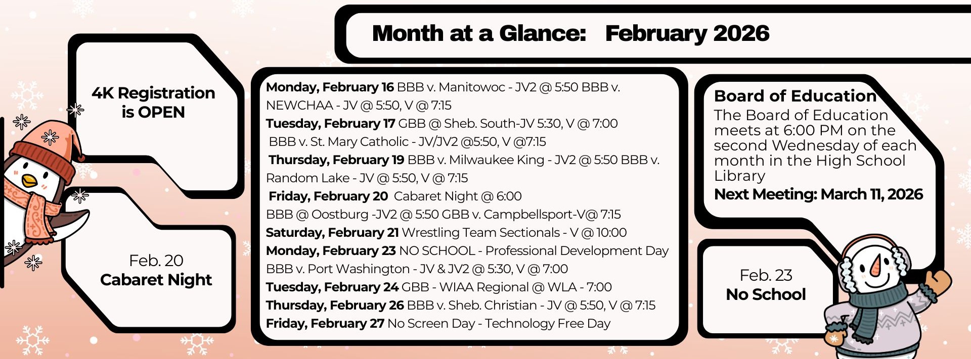 Month at a Glance