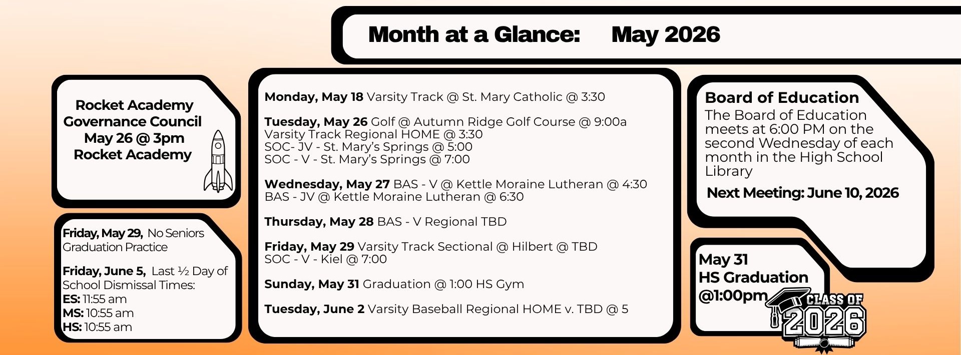 Month at a Glance