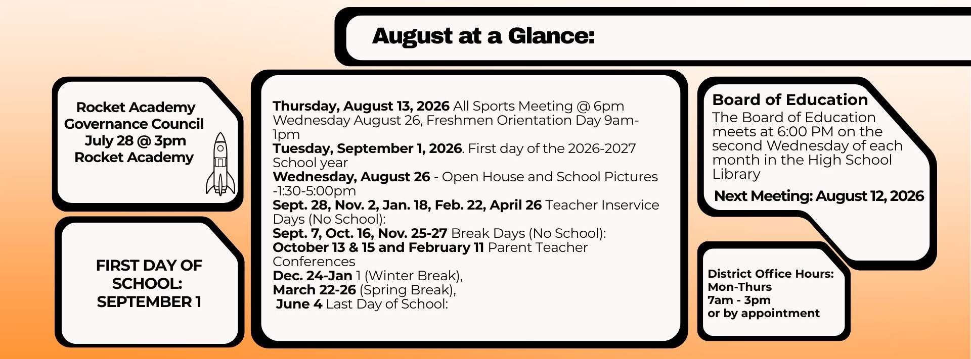 Month at a Glance