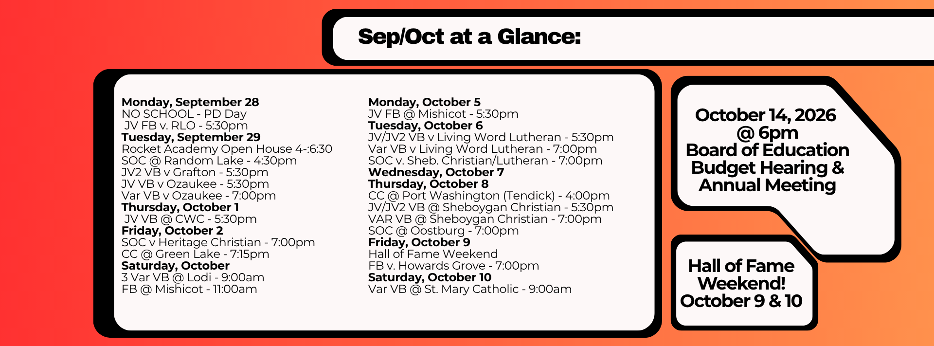 Month at a Glance