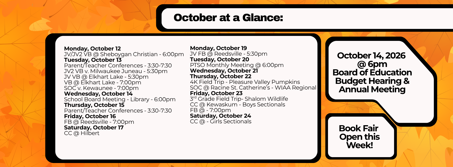 Month at a Glance
