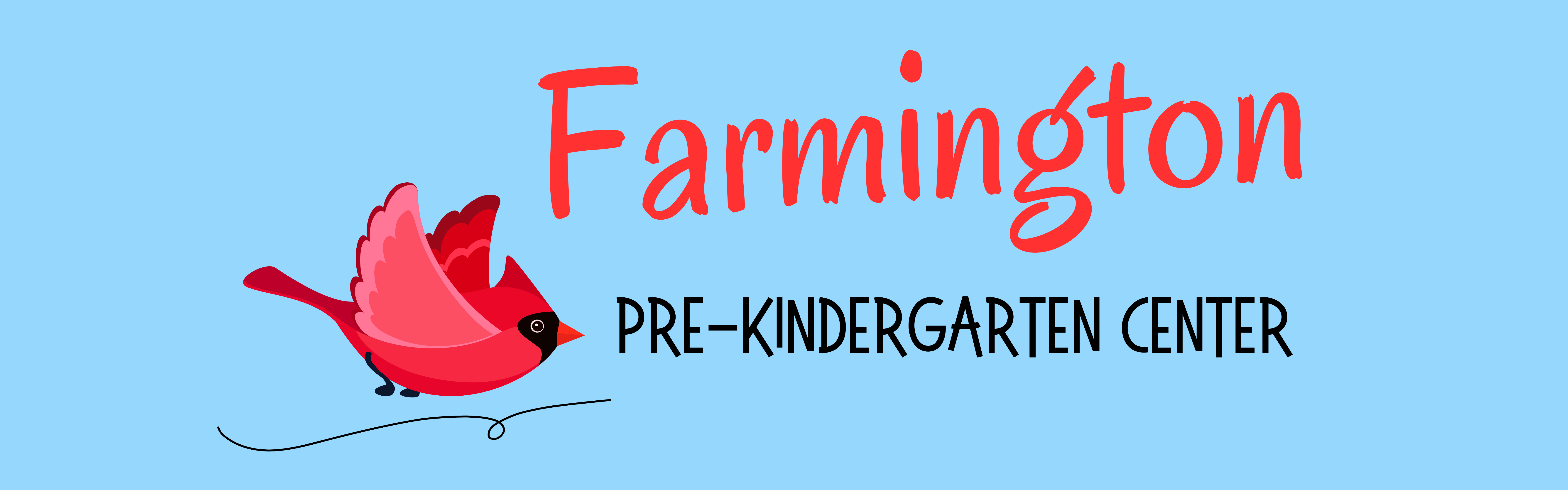 Farmington Pre-Kindergarten with Cardinal banner
