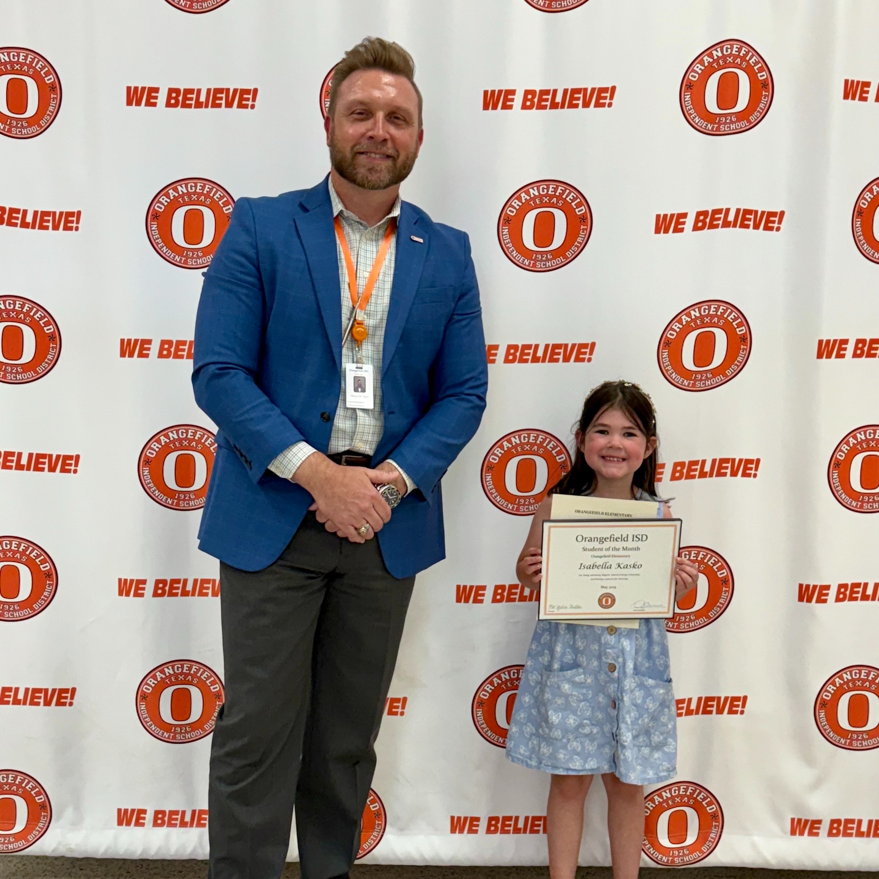 Student of the Month K-2
