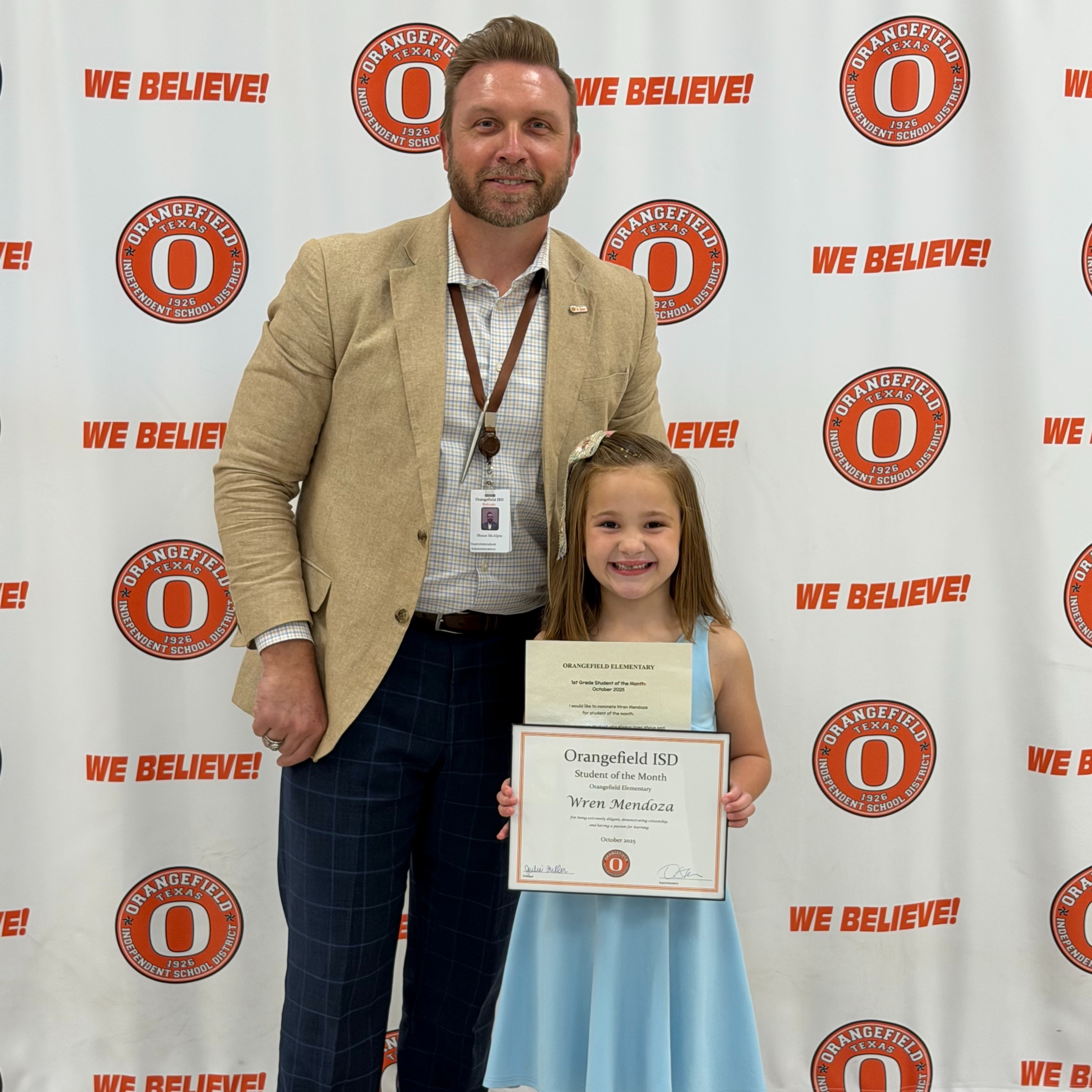 Student of the Month K-2