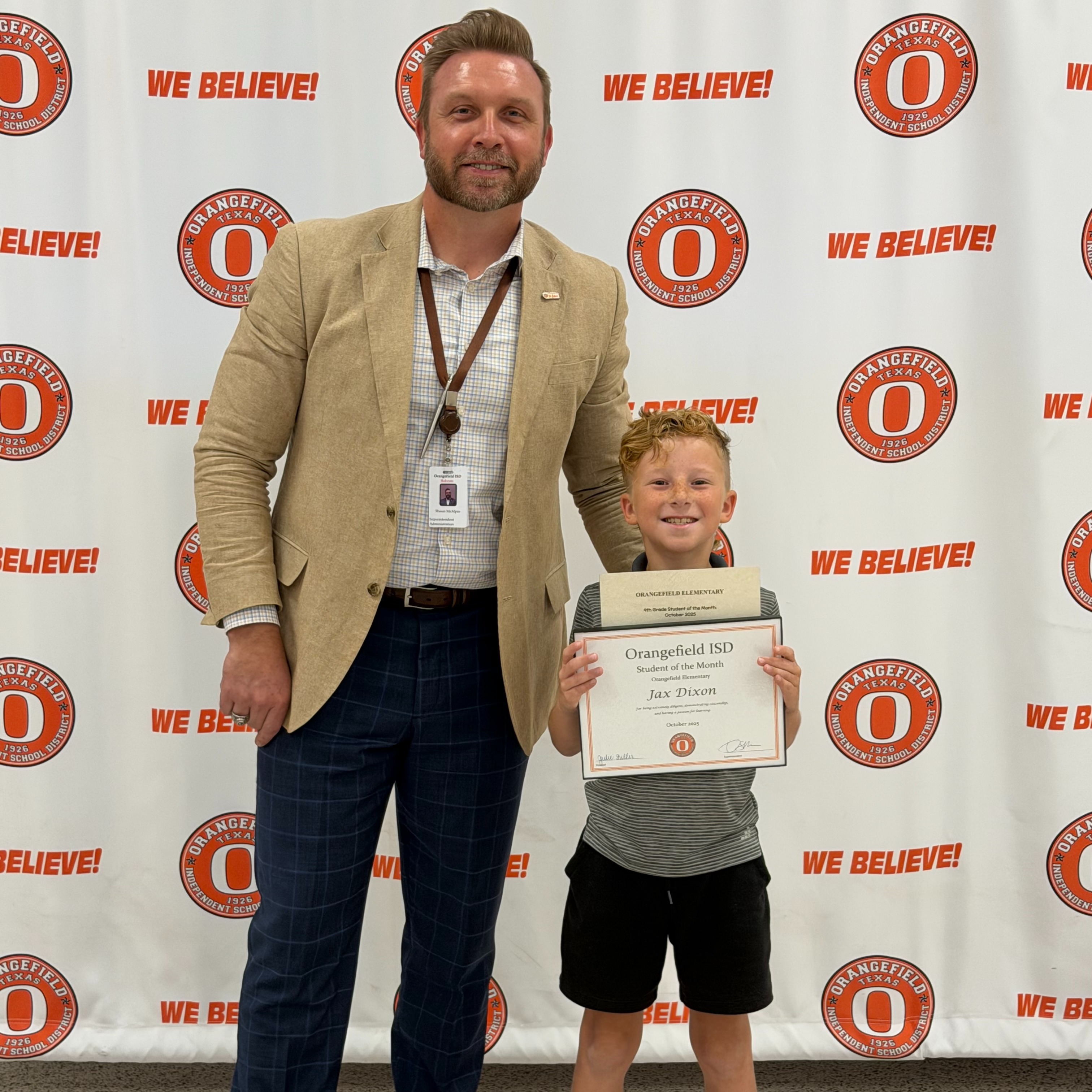 Student of the Month 3-5