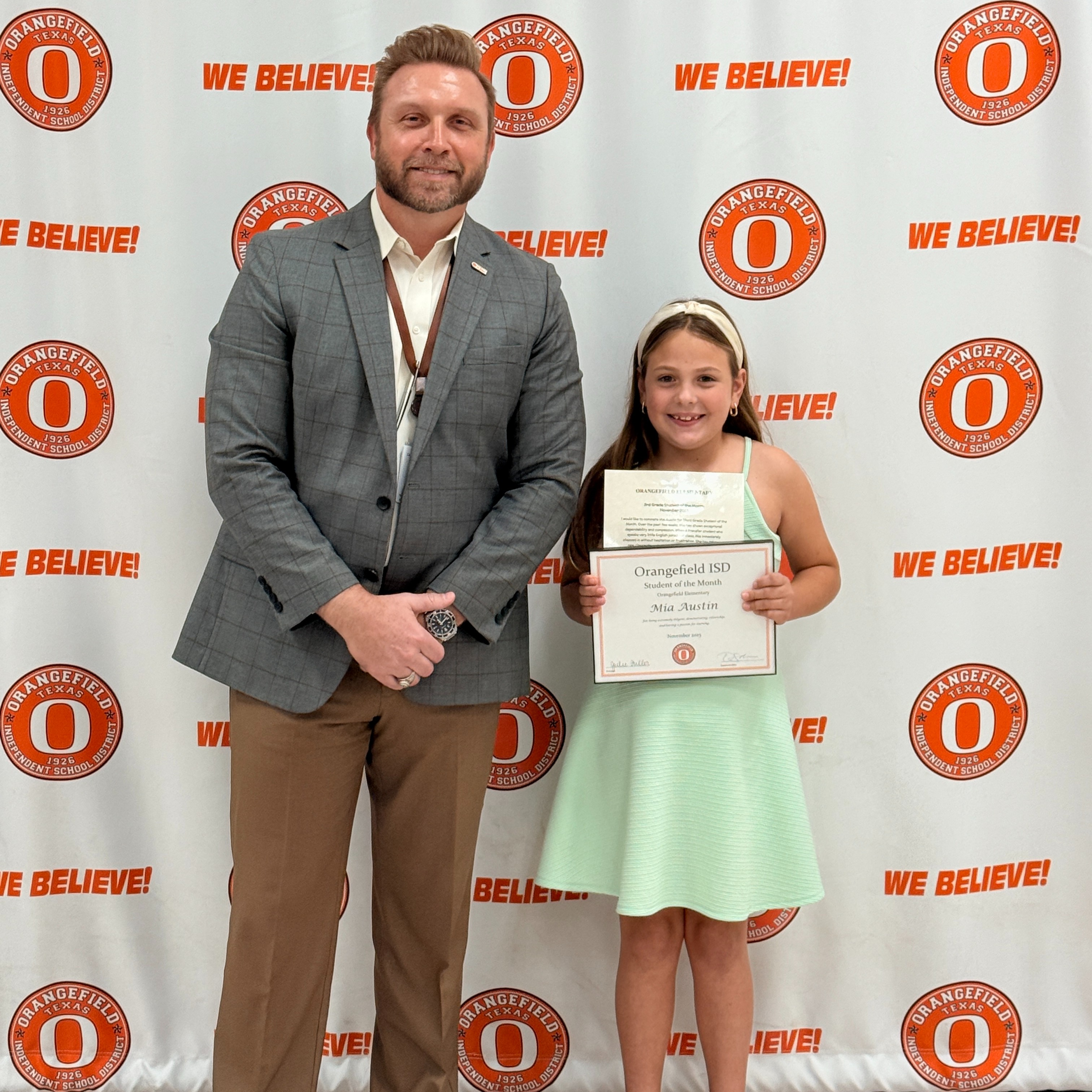 Student of the Month 3-5