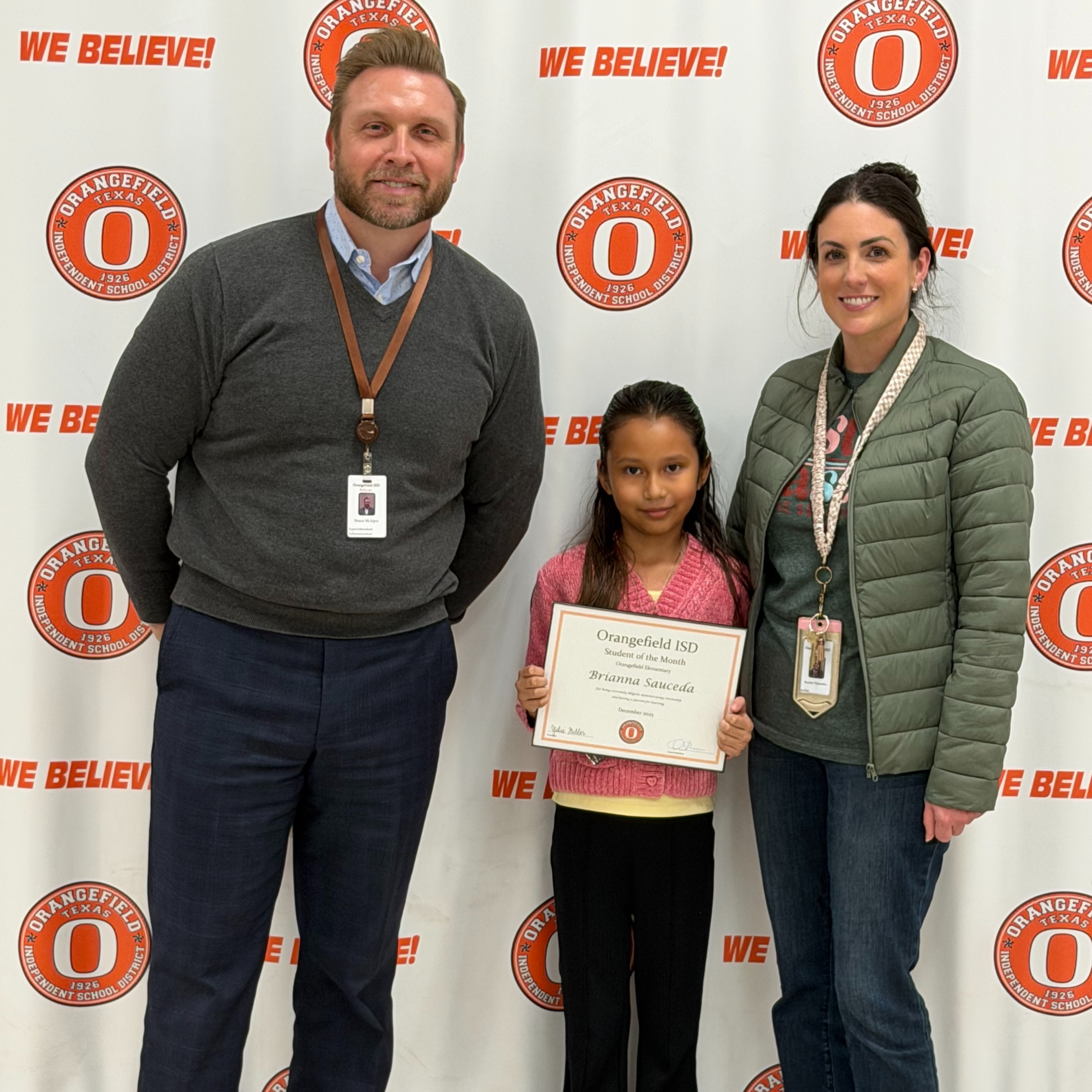 Student of the Month K-2