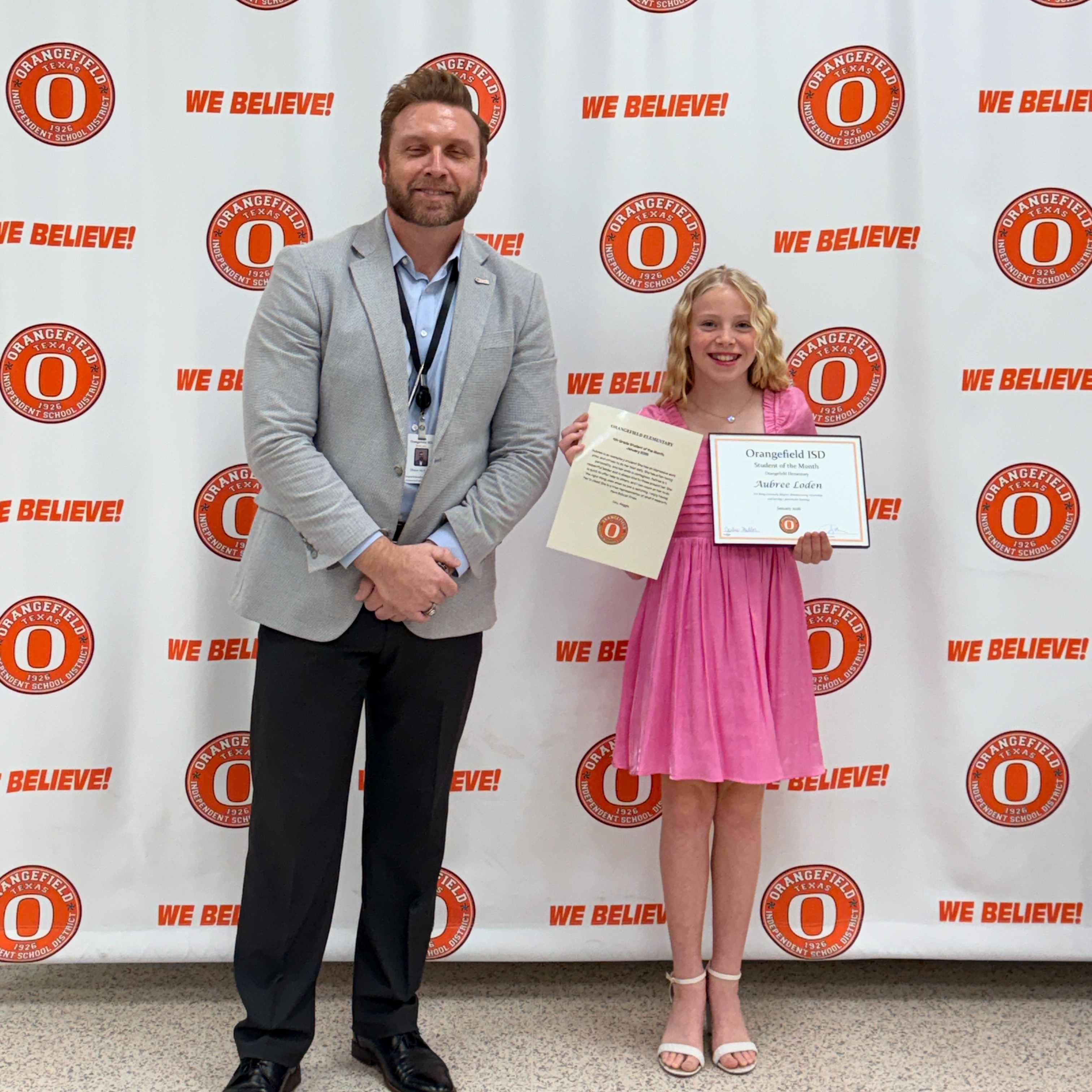 Student of the Month 3-5